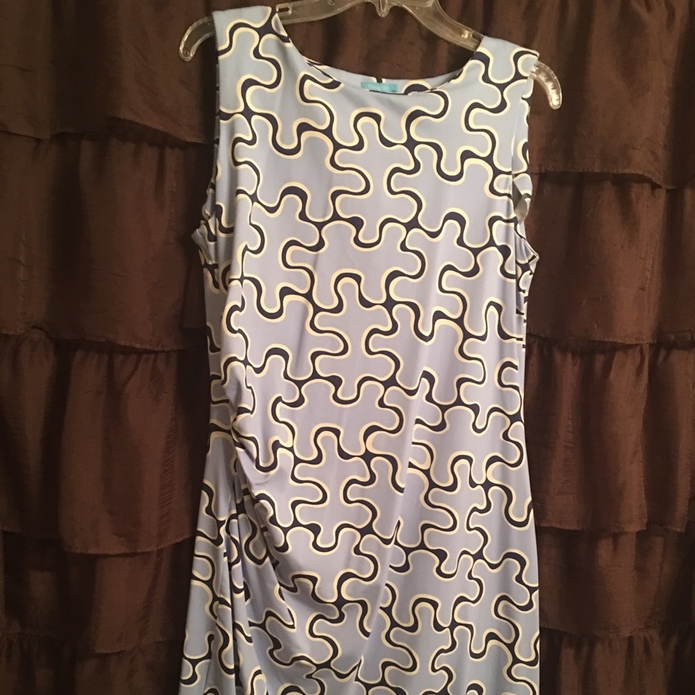 J McLaughlin Puzzle Print Dress